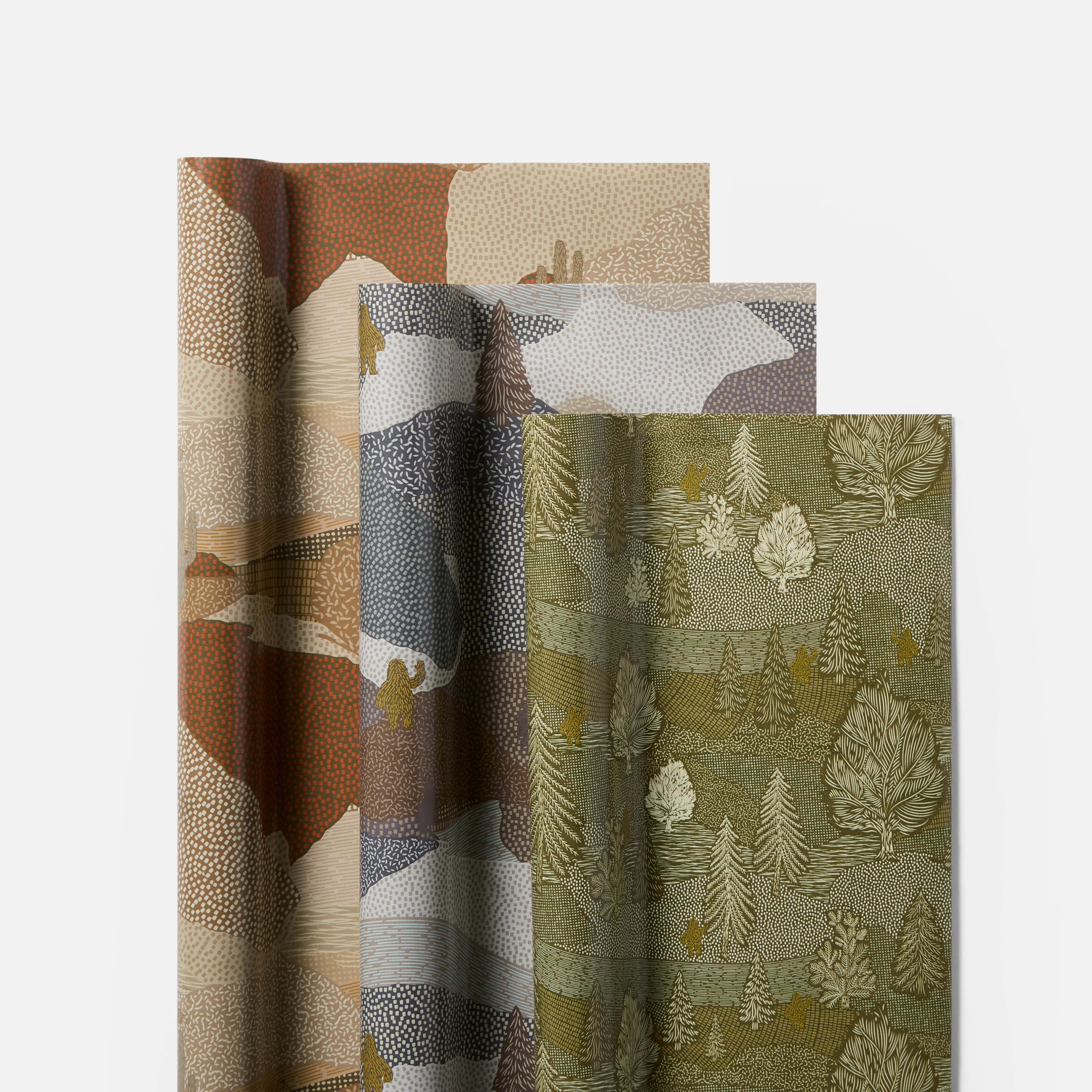 Camo 3-Pack Wrapping Paper