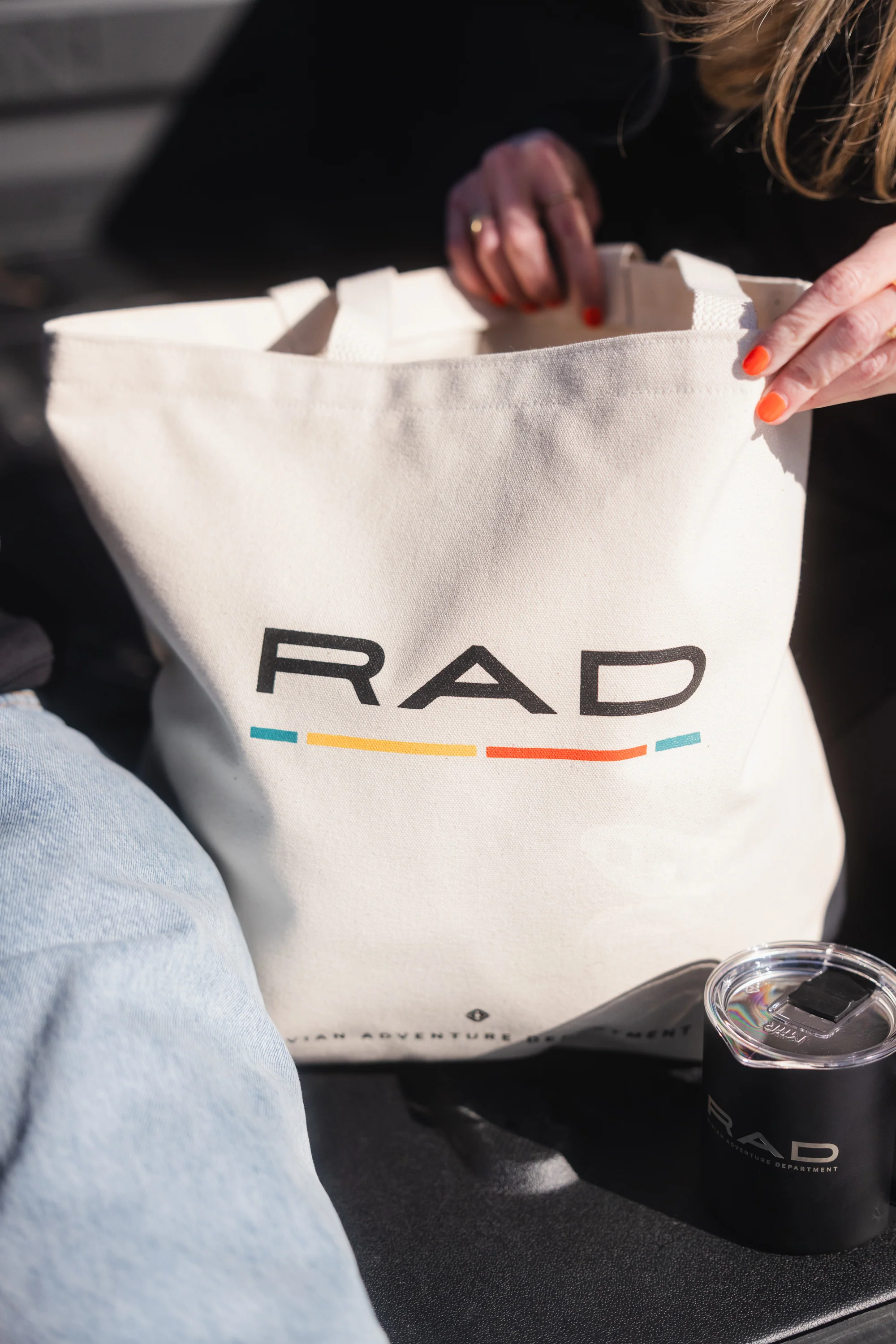 Rivian Adventure Department Tote Bag - Image 3