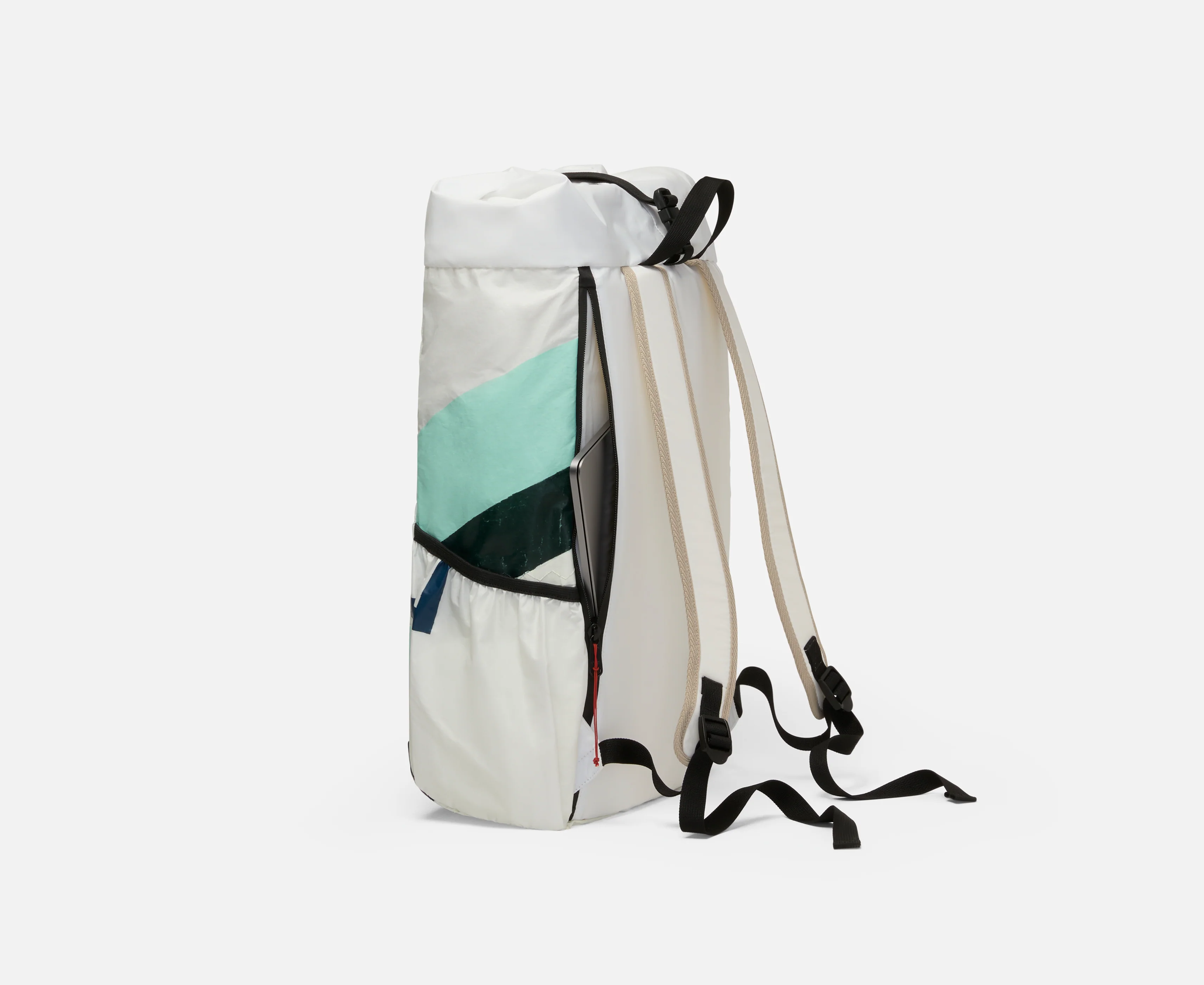Upcycled Rolltop Backpack - Image 3